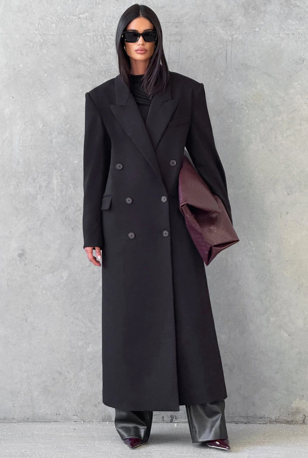 Isabella | Manteau Élégant en Laine Mélangée avec Doublure Confortable