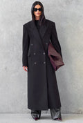 Isabella | Manteau Élégant en Laine Mélangée avec Doublure Confortable