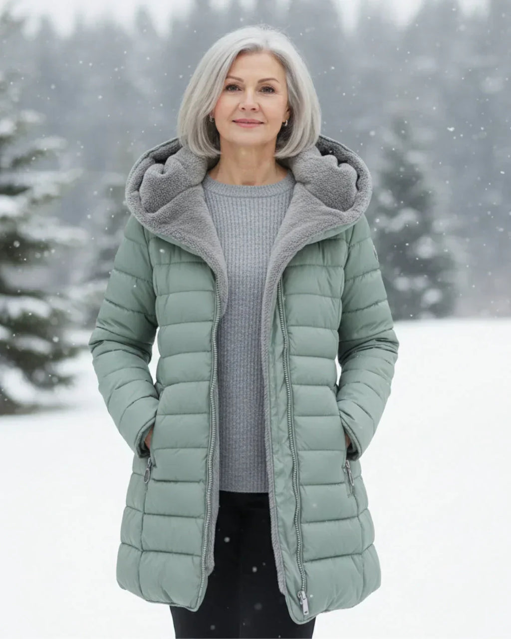 Olivia – Veste d’Hiver Matelassée