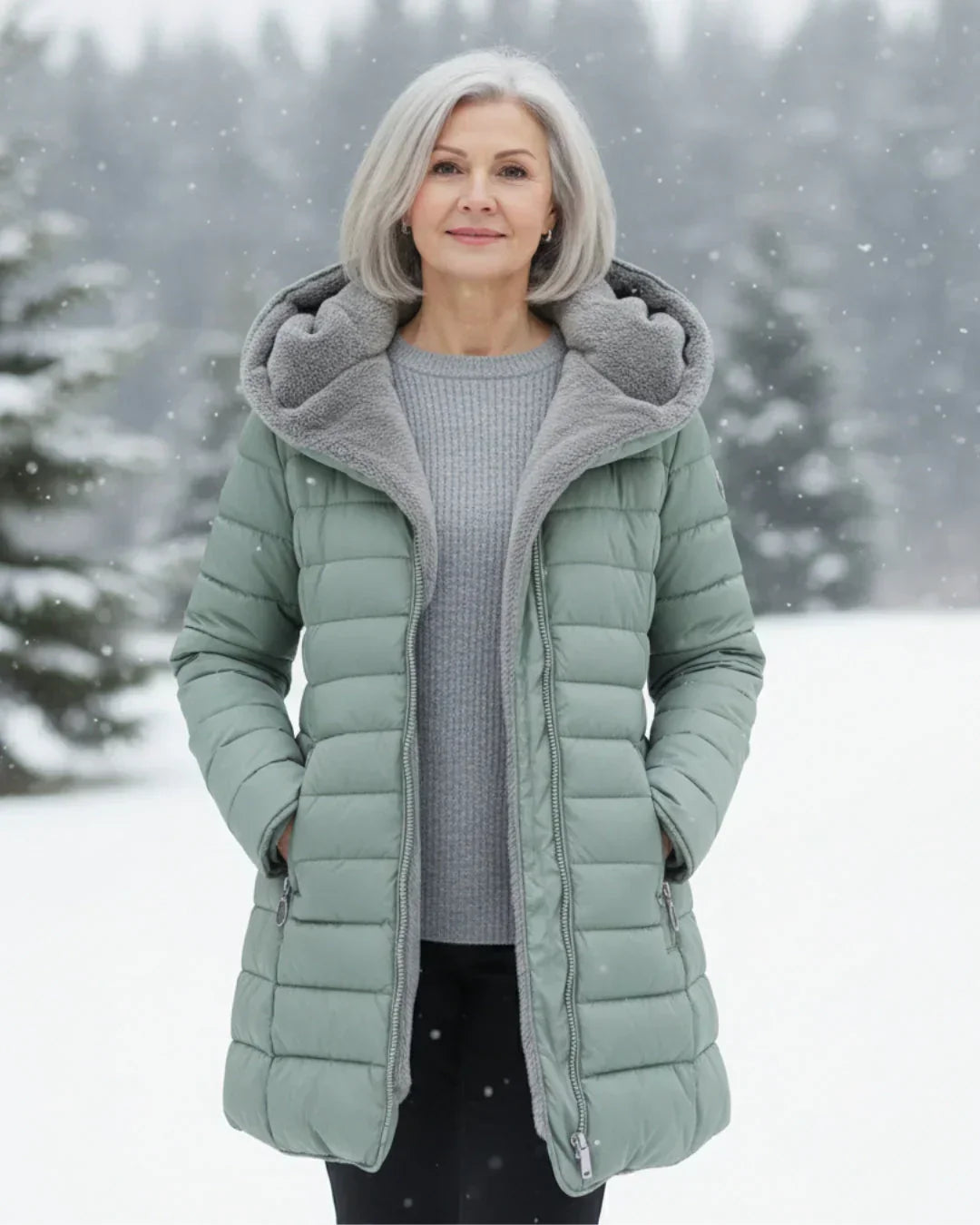 Olivia – Veste d’Hiver Matelassée