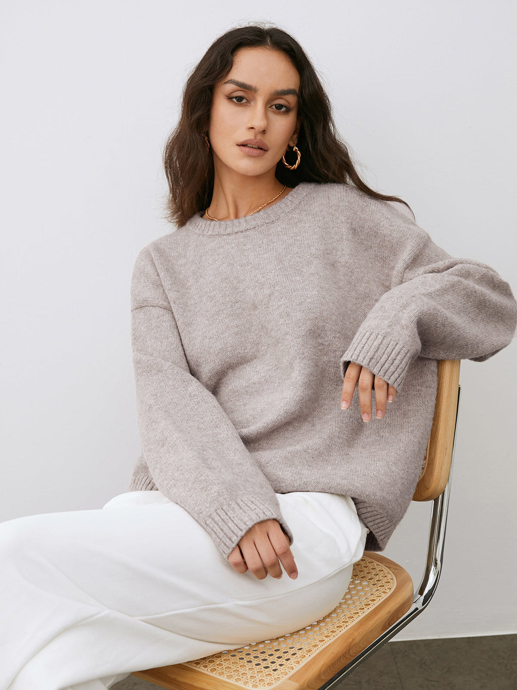 Lina | Luxe oversized trui met eigentijdse uitstraling