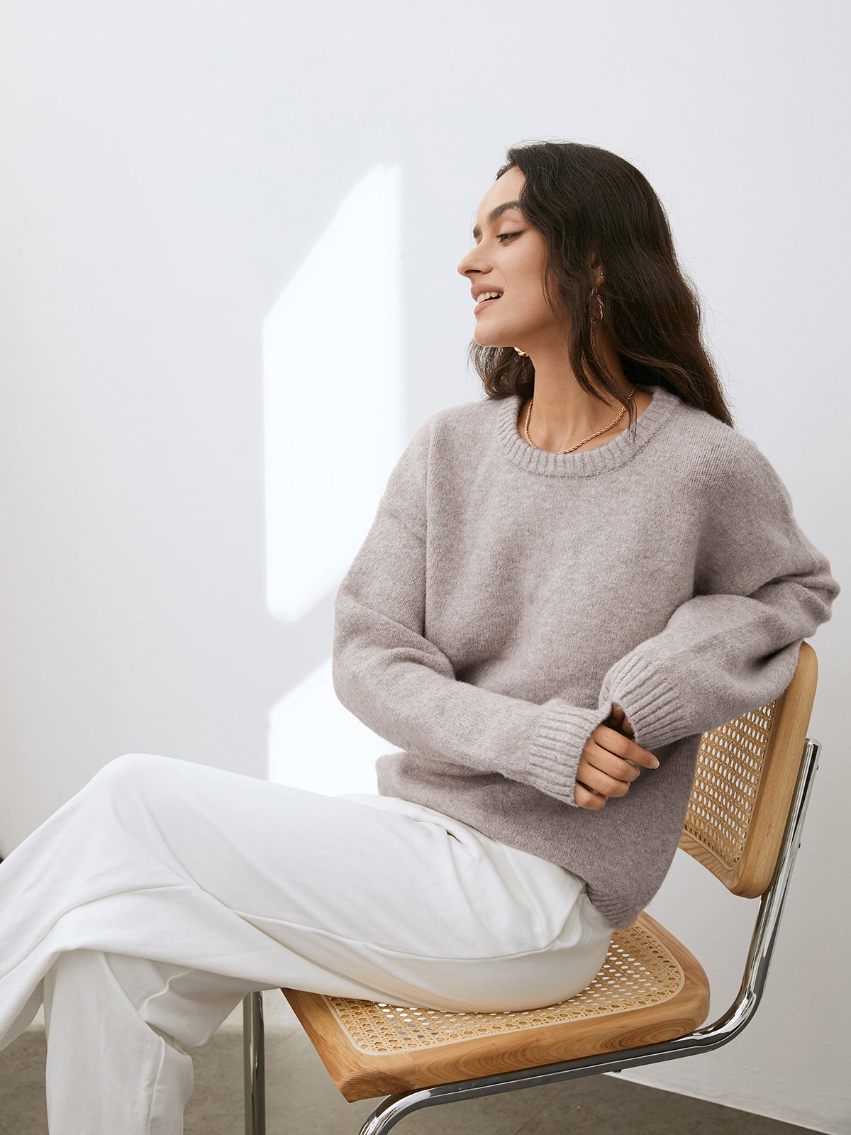 Lina | Luxe oversized trui met eigentijdse uitstraling