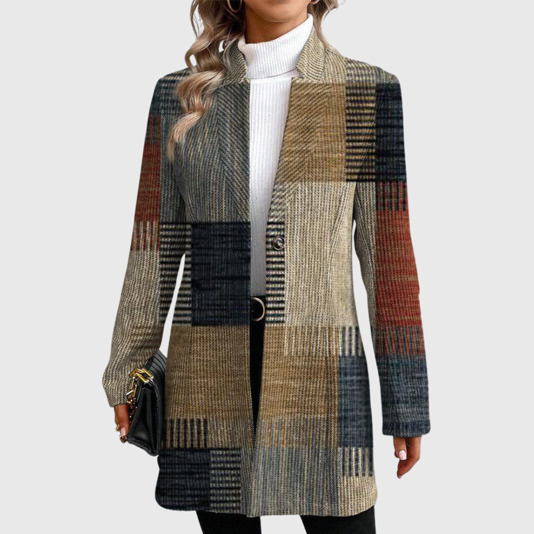 Jill - Elegante blazer met patroon