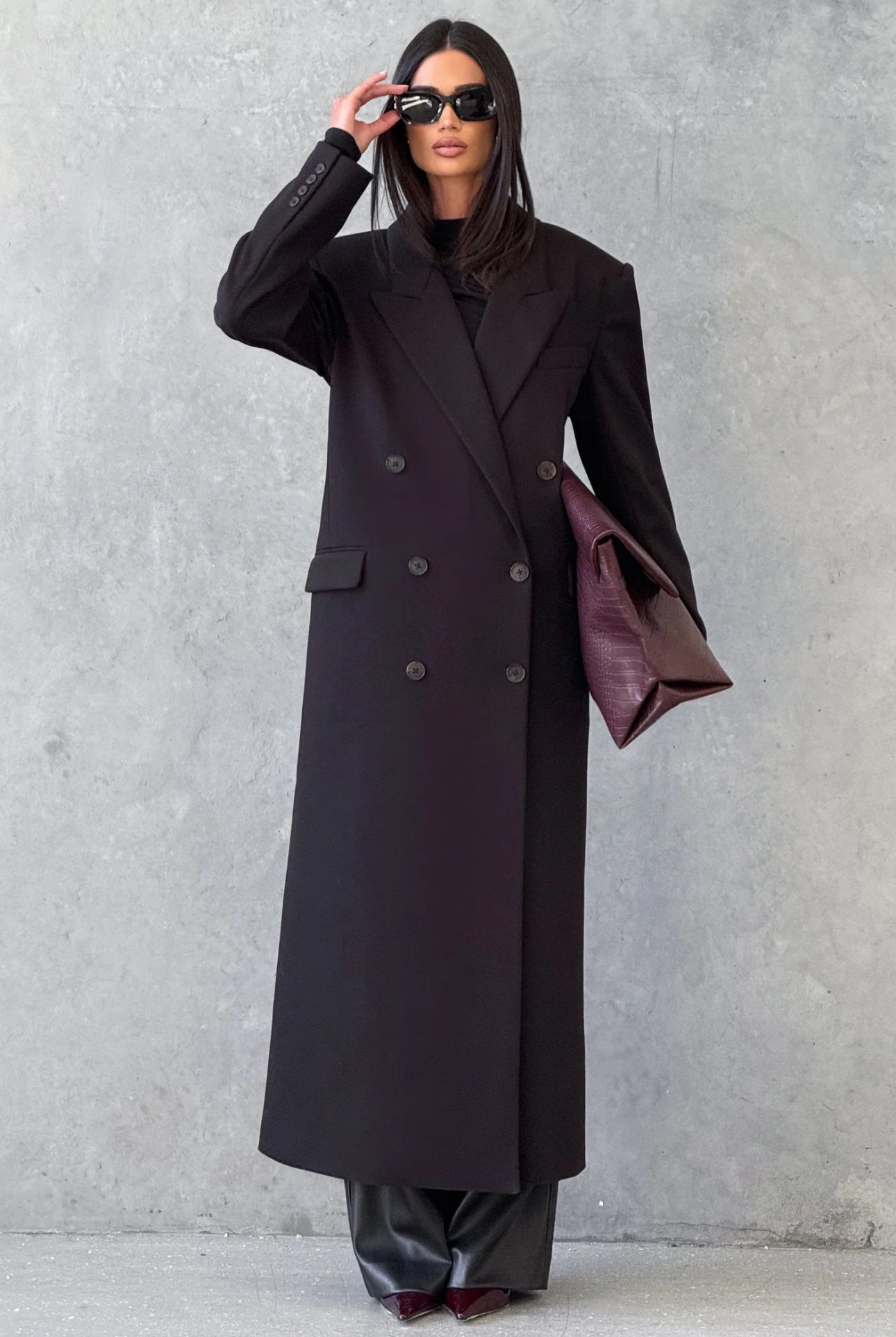 Isabella | Manteau Élégant en Laine Mélangée avec Doublure Confortable