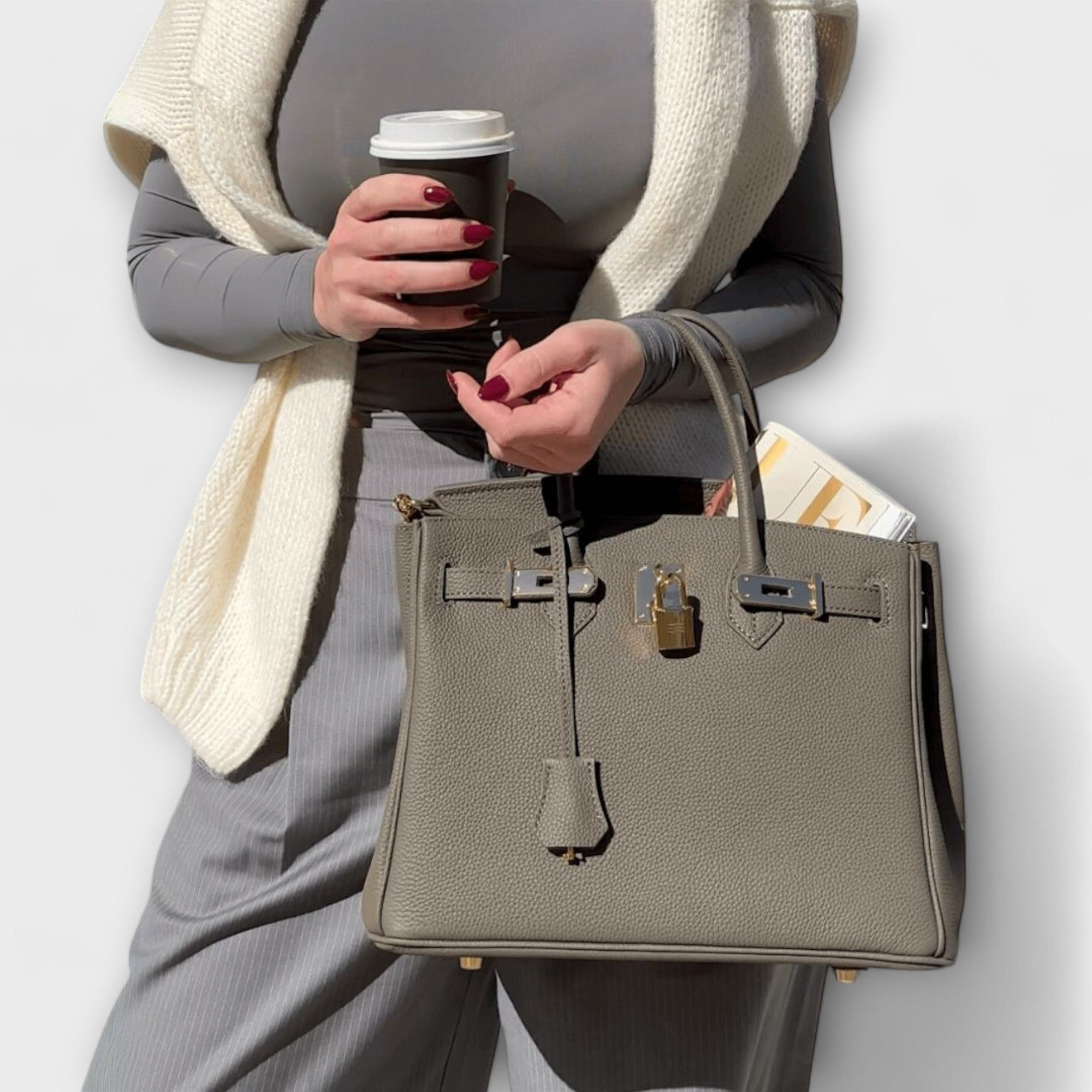 Barbara - Luxe leren handtas voor elke gelegenheid