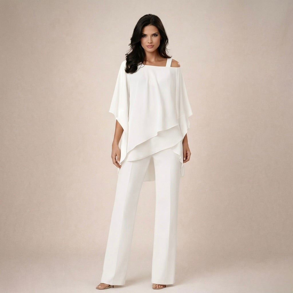 Lina | Ensemble élégant avec blouse à couches