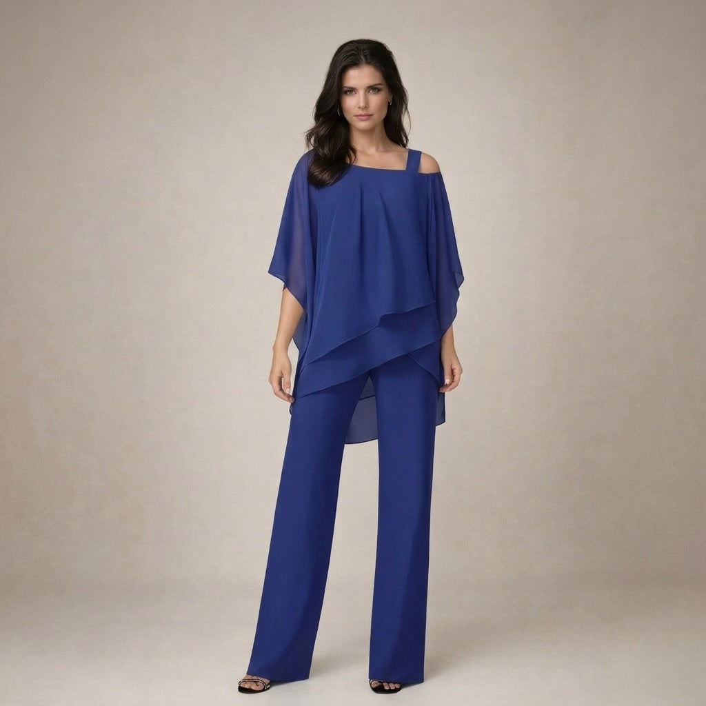 Lina | Ensemble élégant avec blouse à couches