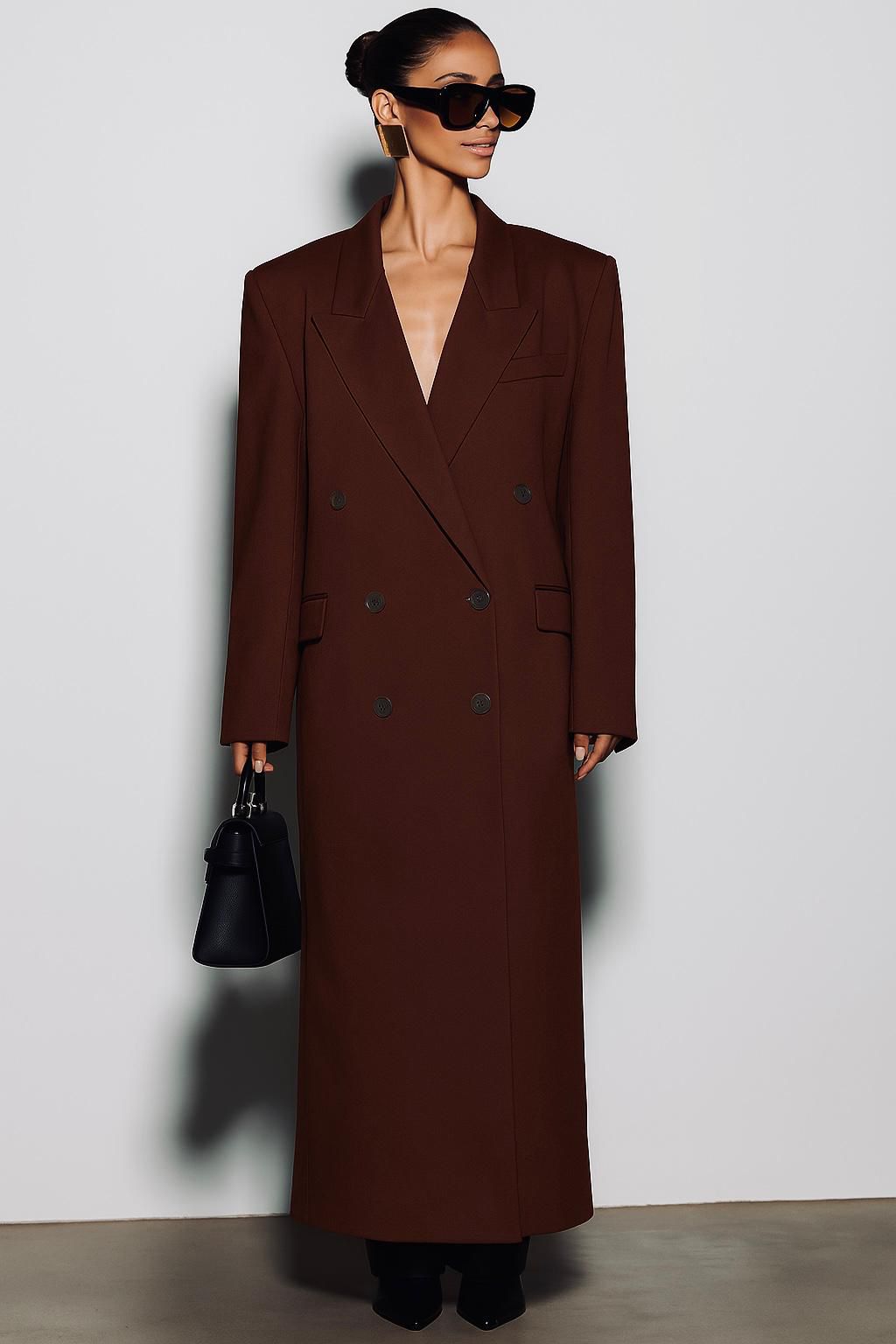 Isabella | Manteau Élégant en Laine Mélangée avec Doublure Confortable