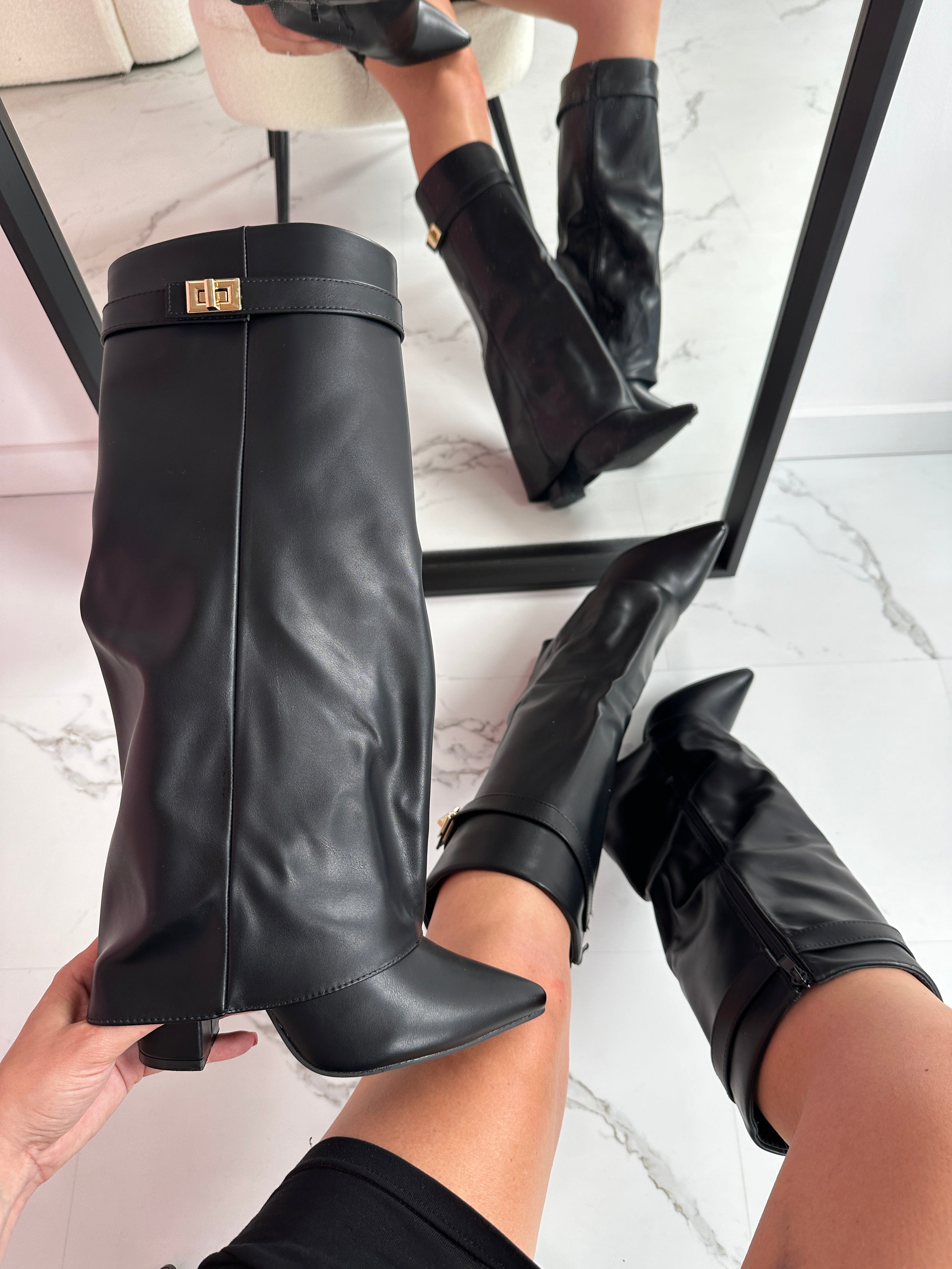 Magdalena - bottes noires classiques