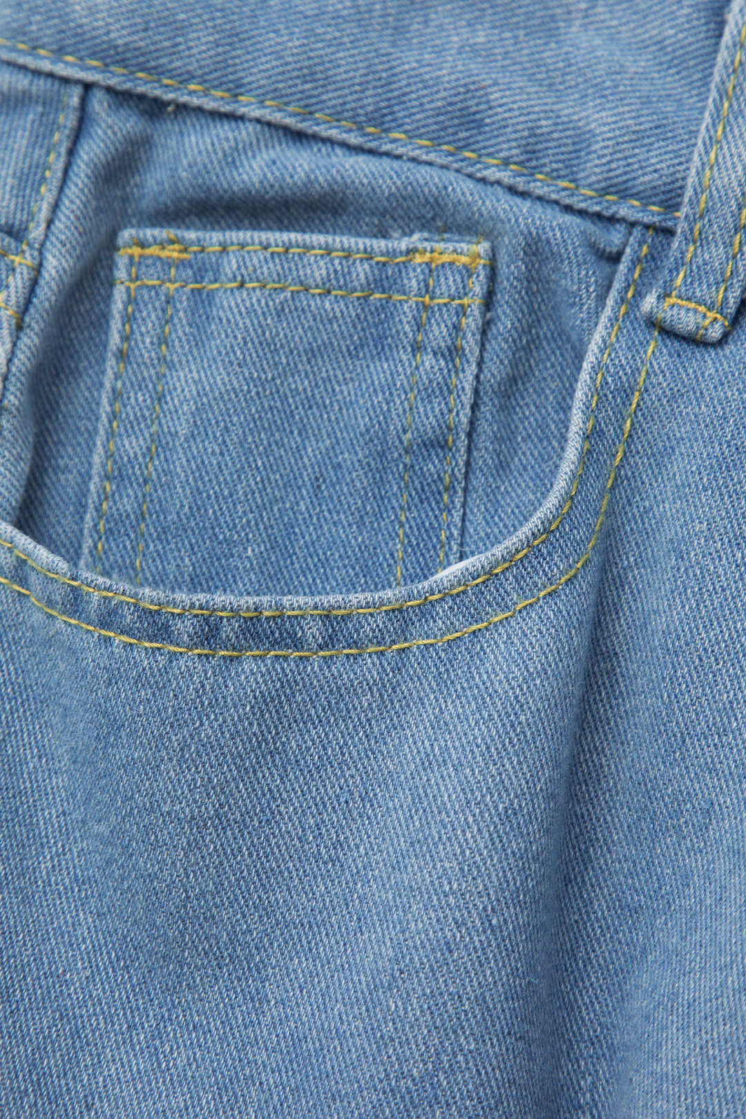 Jean pour femme à jambes larges et poches