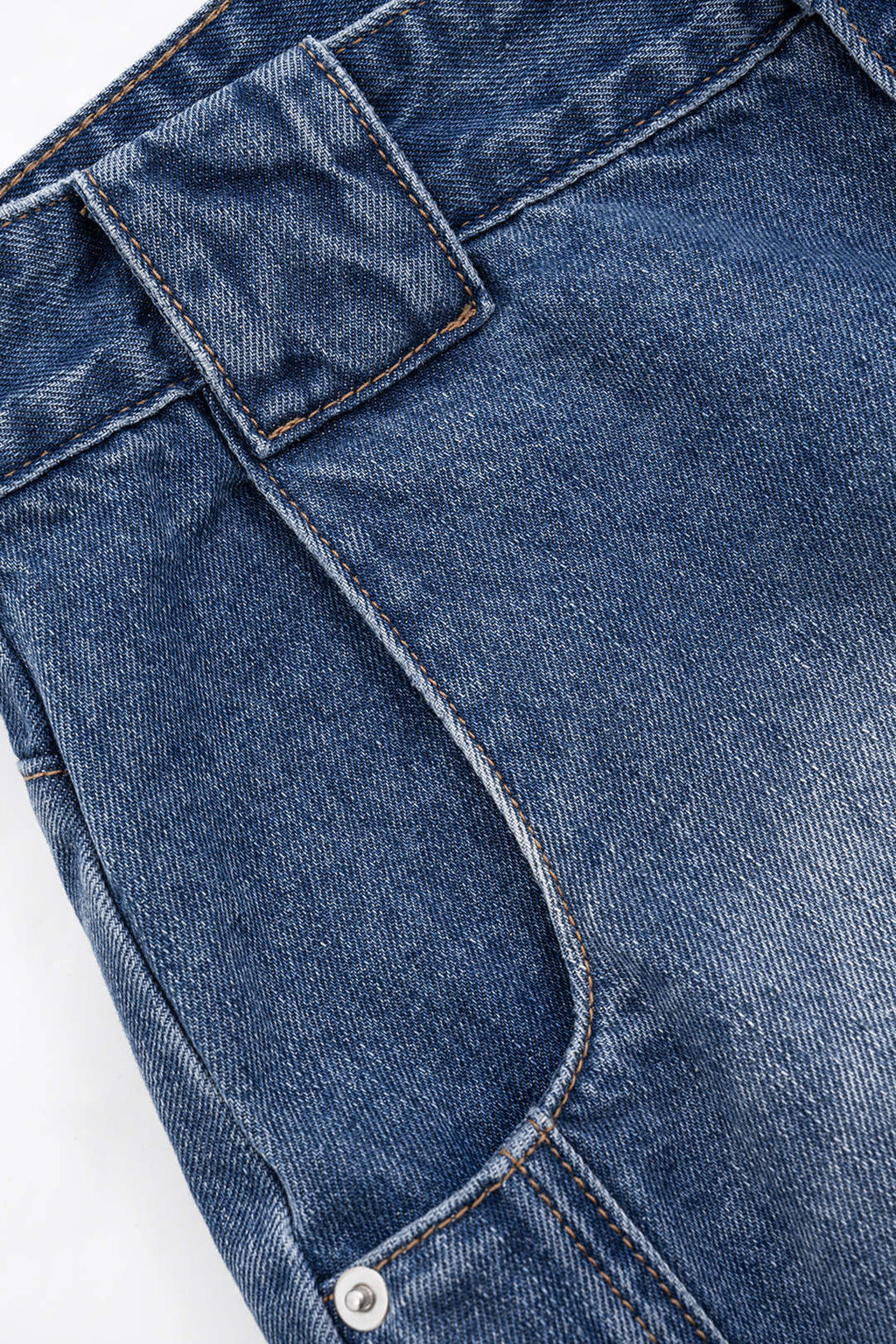 Jeans femme à jambes larges et taille haute