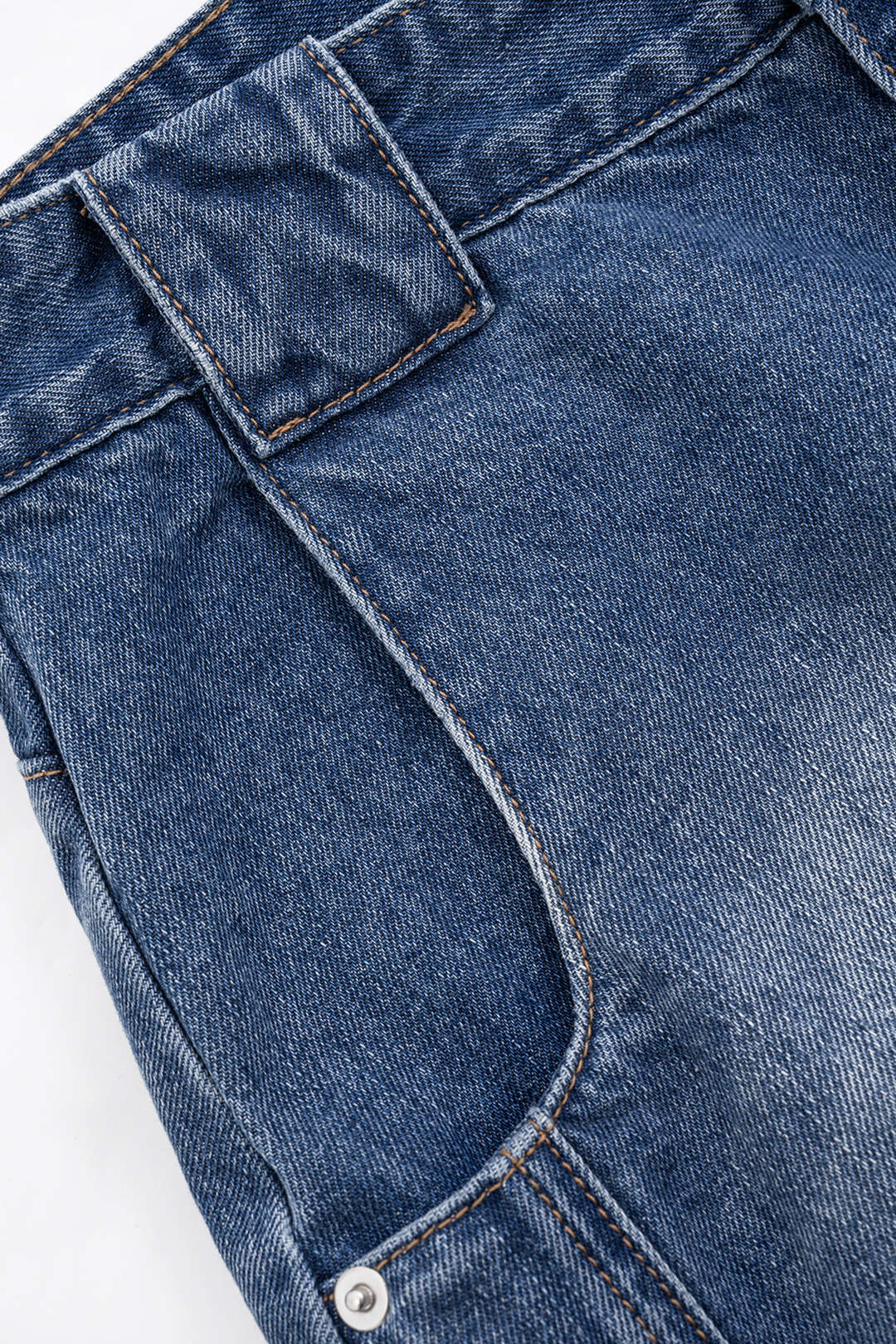 Jeans femme à jambes larges et taille haute