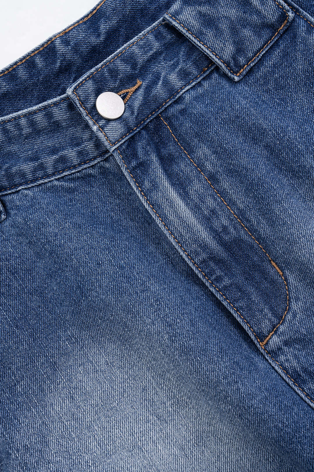 Jeans femme à jambes larges et taille haute