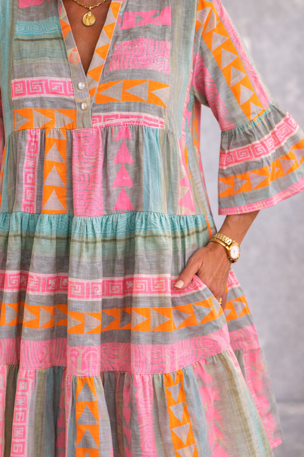 Robe midi fluide Lucia