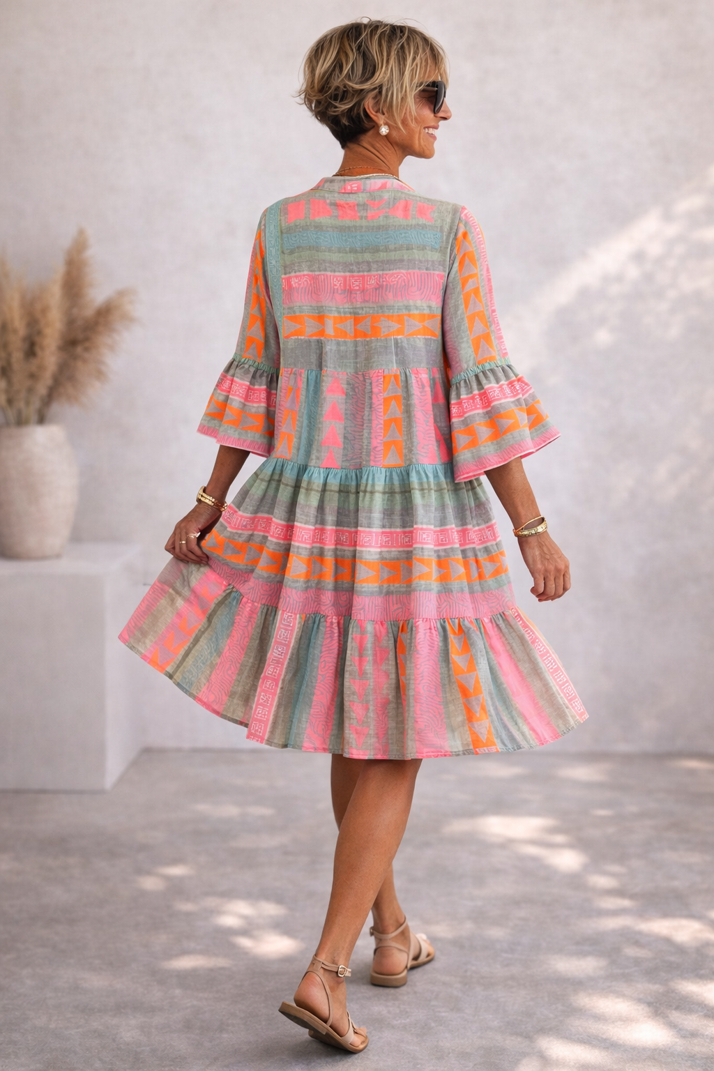 Robe midi fluide Lucia
