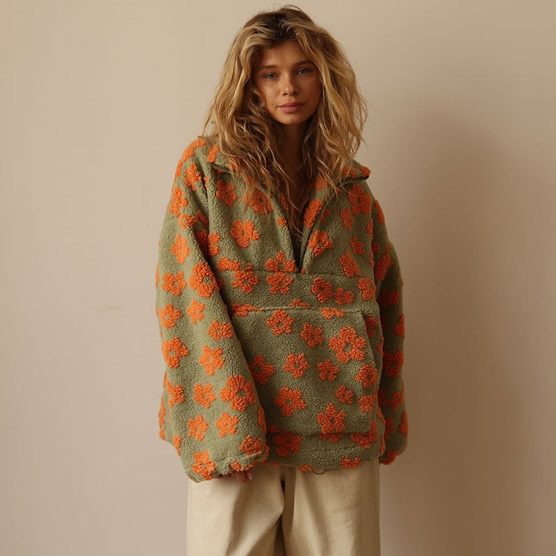 Daisy - Fleece sweater Bloom