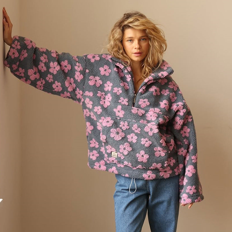 Daisy - Fleece sweater Bloom