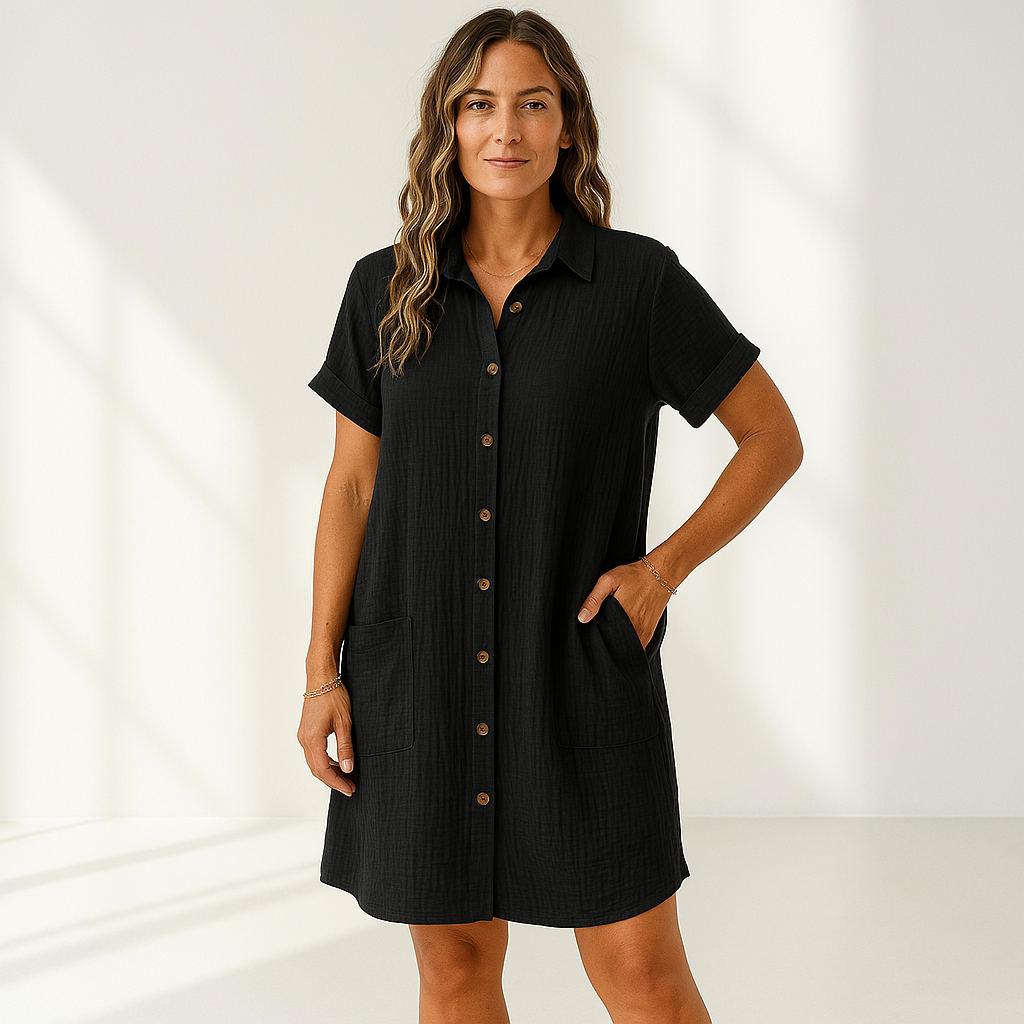 Robe Noor à boutons