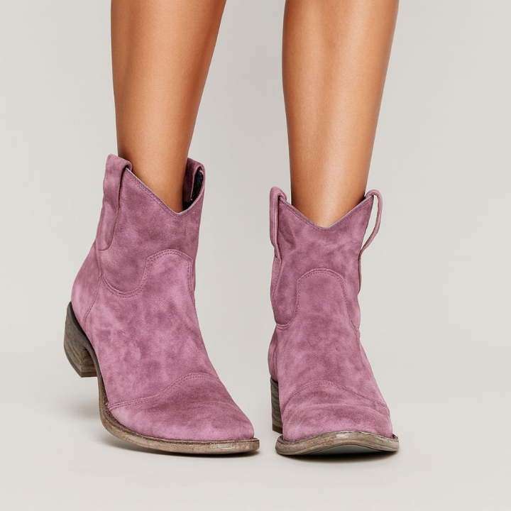 Amelia bottines en daim