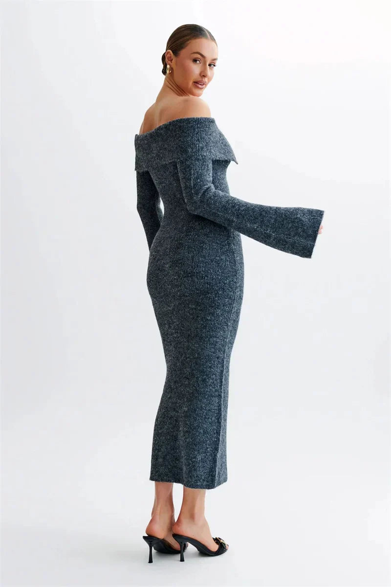 Élise | Robe Midi Maille Prestige