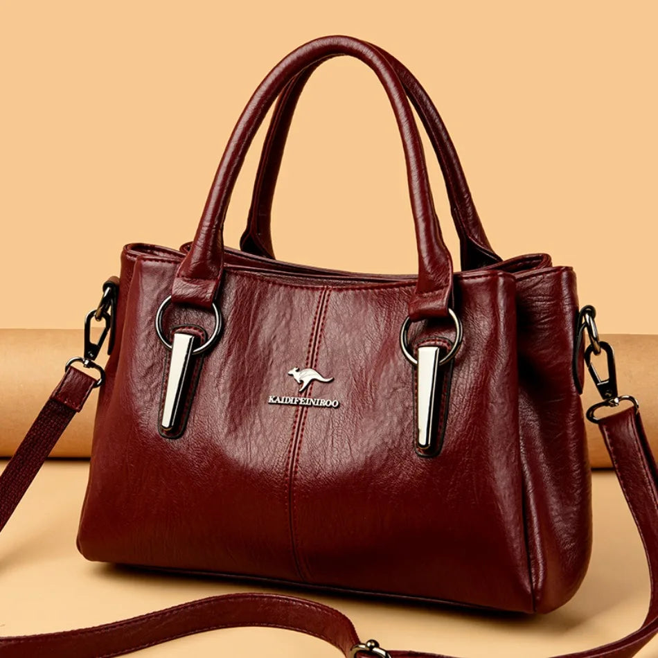 Lena – Sac à bandoulière élégant en cuir doux