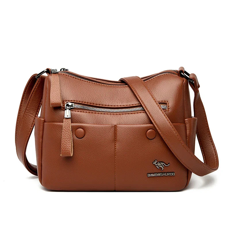 Agnieszka - Elegante tas van natuurlijk leer