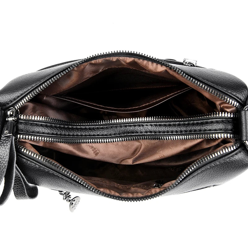 Agnieszka - Elegante tas van natuurlijk leer