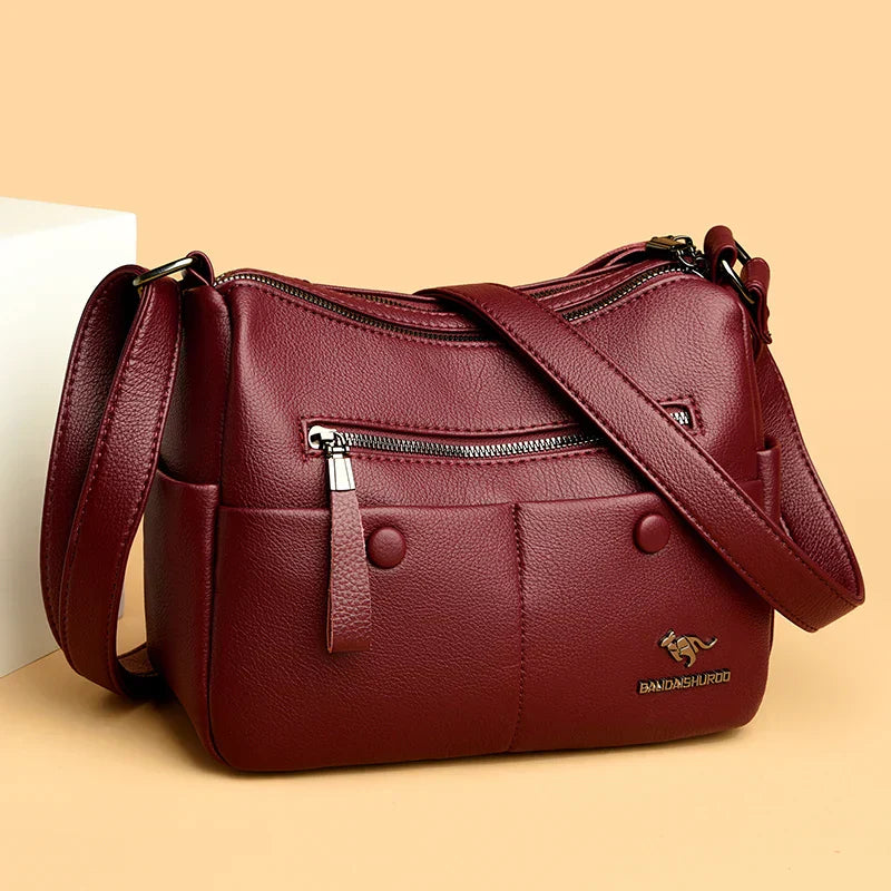 Agnieszka - Elegante tas van natuurlijk leer