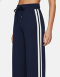 MARTINA™ – Pantalon Bleu Nuit Élégance Fluide
