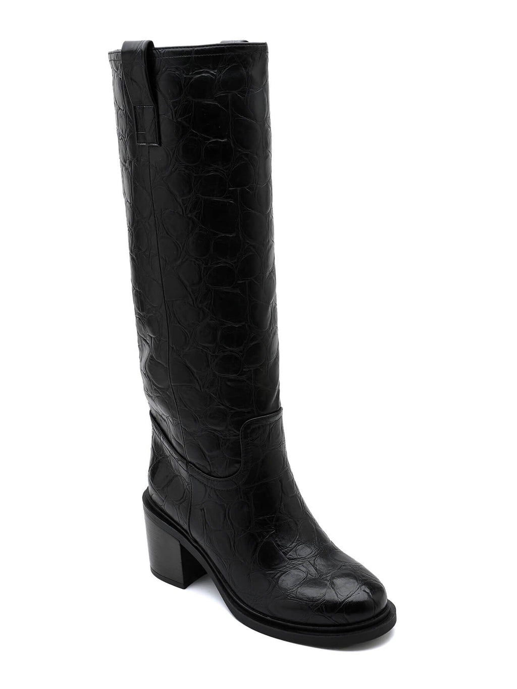 Ewa - bottes noires hautes