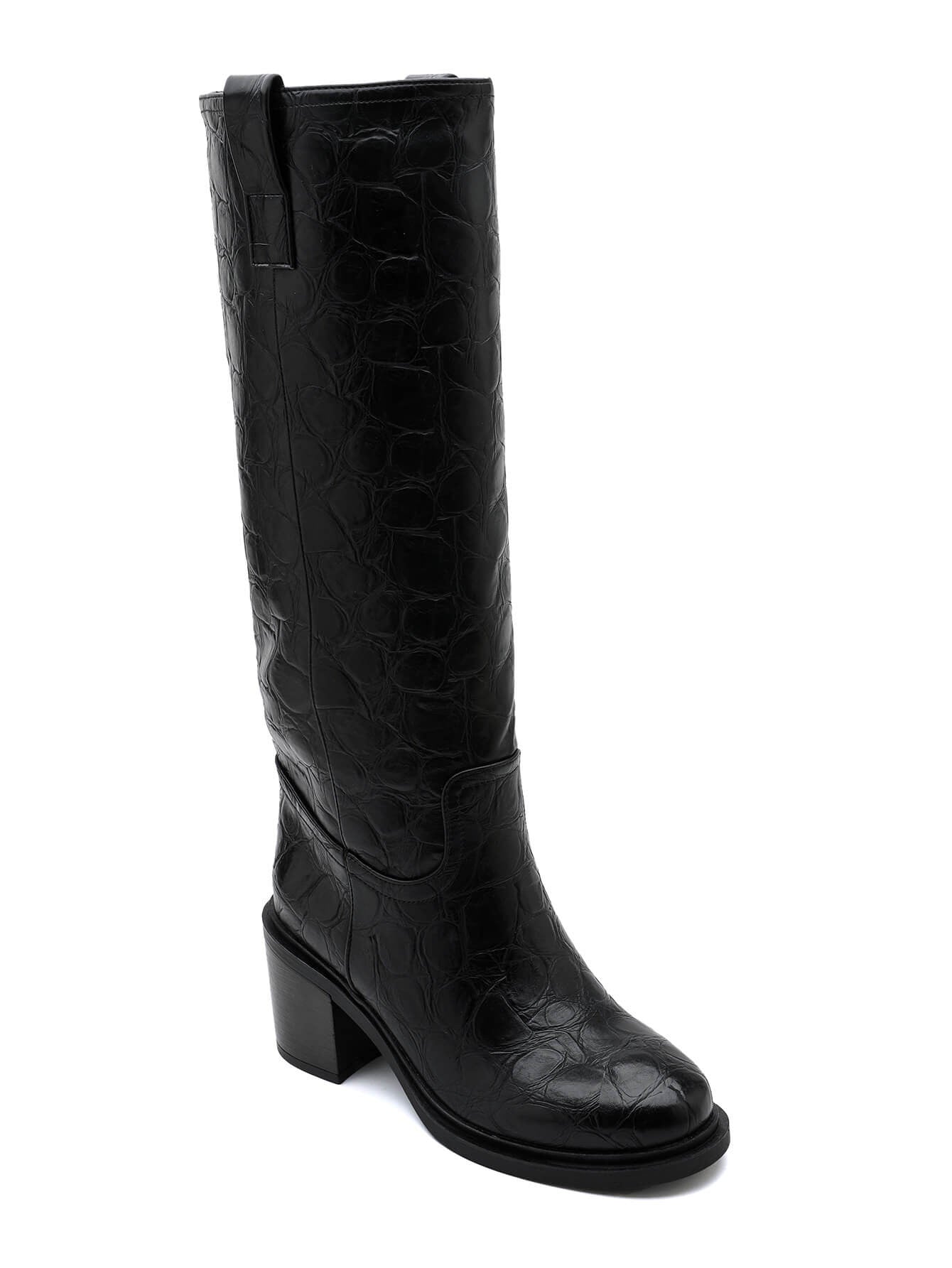 Ewa - bottes noires hautes
