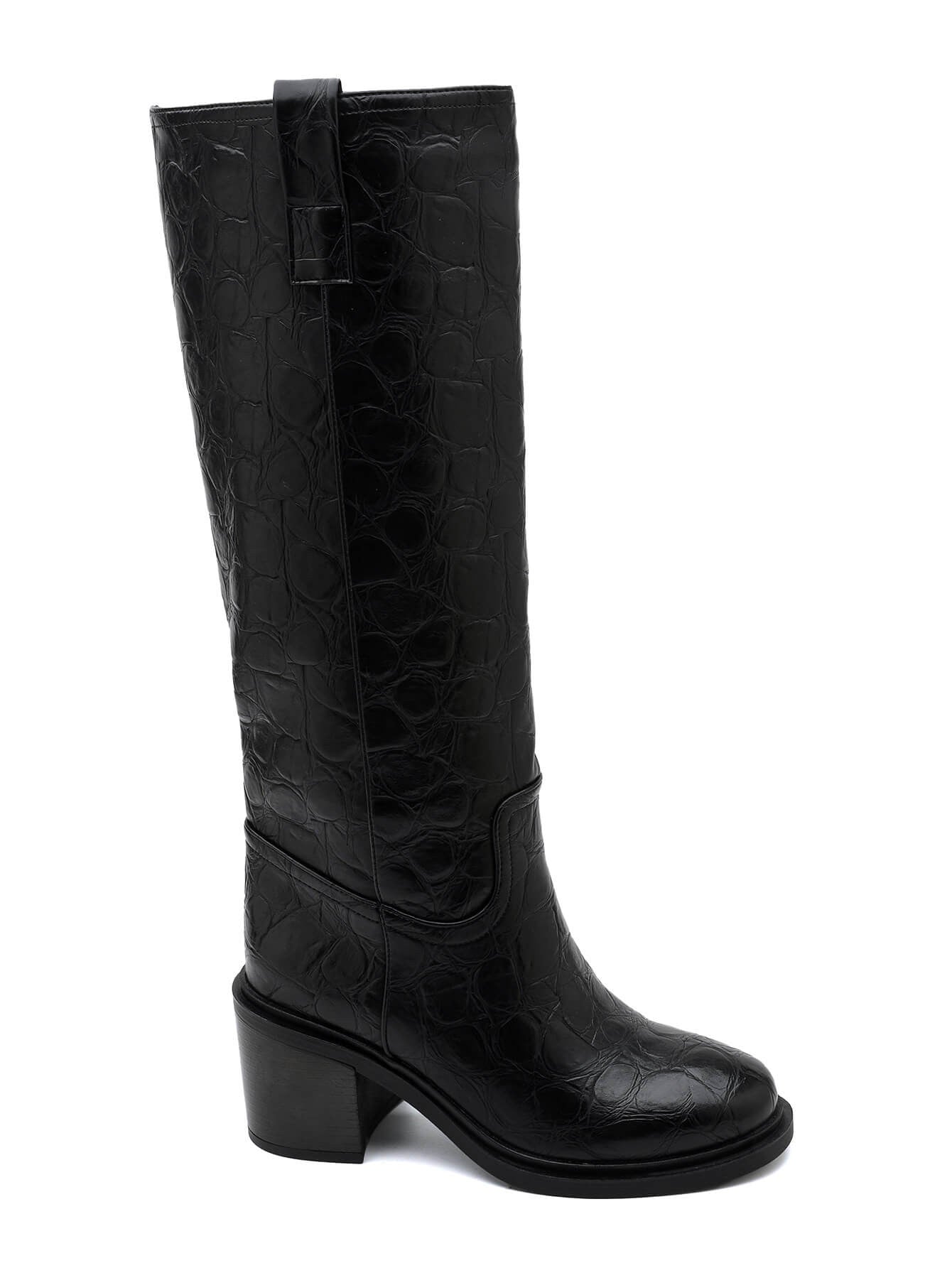 Ewa - bottes noires hautes