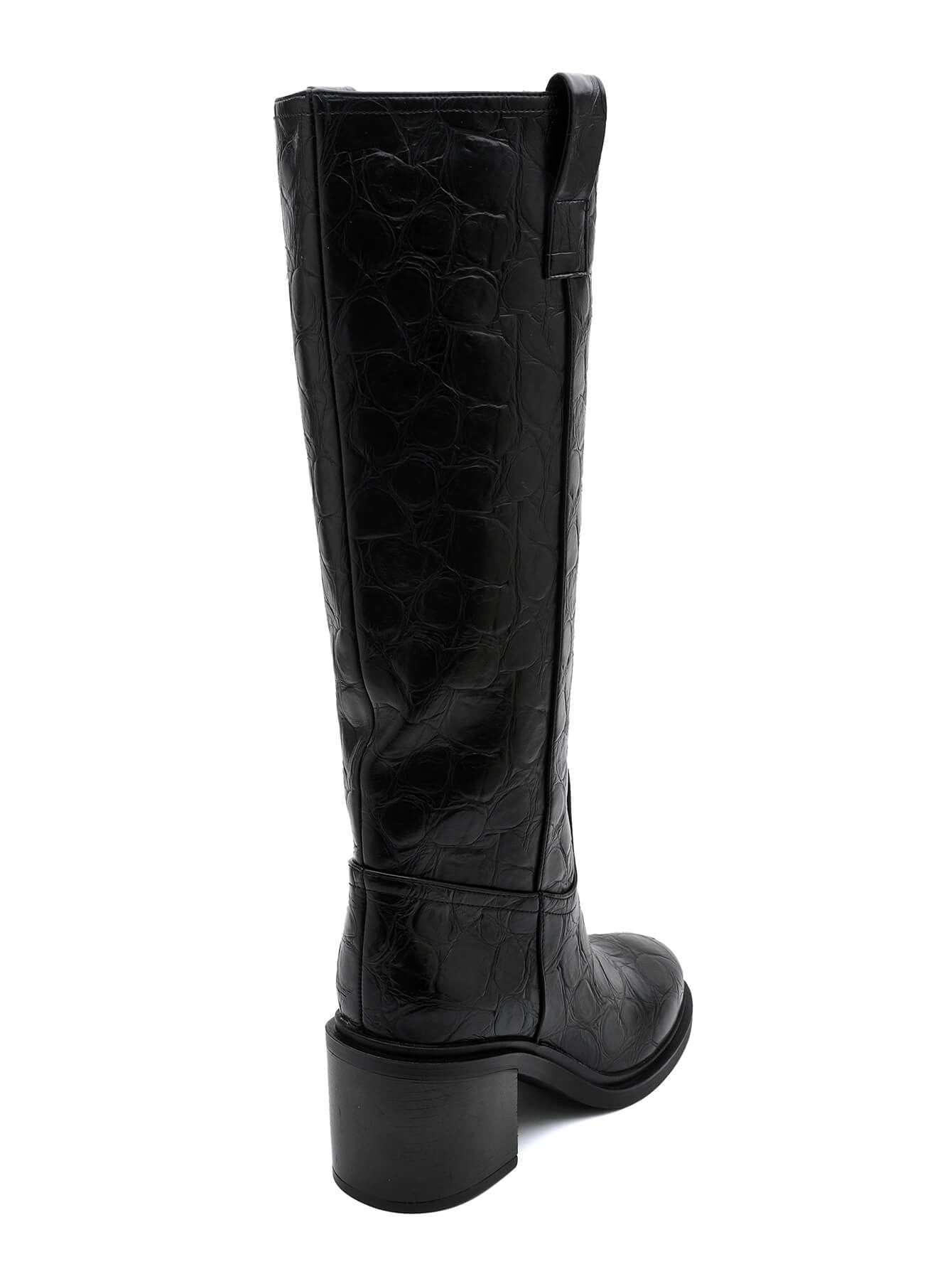 Ewa - bottes noires hautes