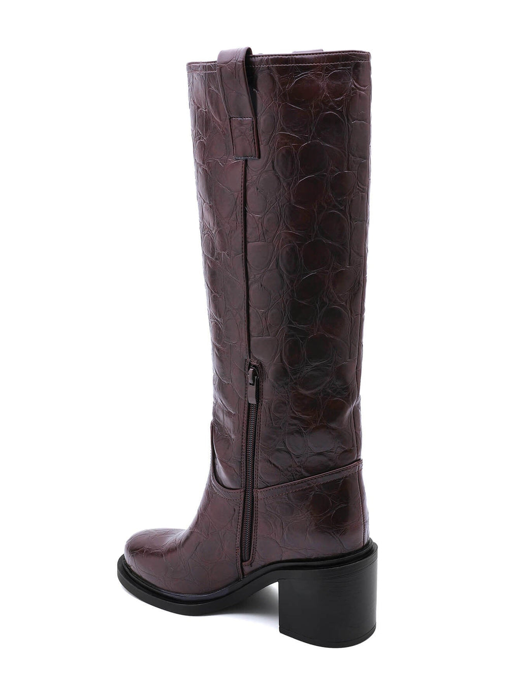Katarzyna - Bottines brunes hautes