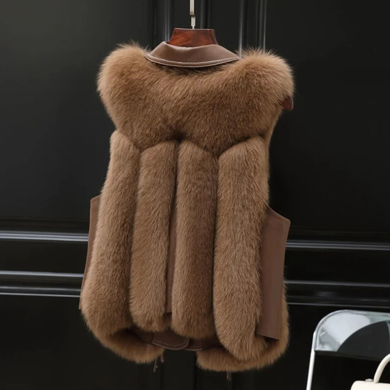 Rosella | Veste Empress de luxe en fausse fourrure