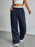 Lauren™ | Gestreept broek met hoge taille