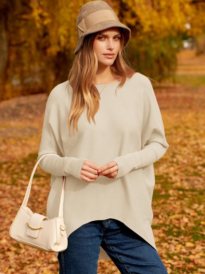 Élise™ – Pull Oversize Élégance Décontractée