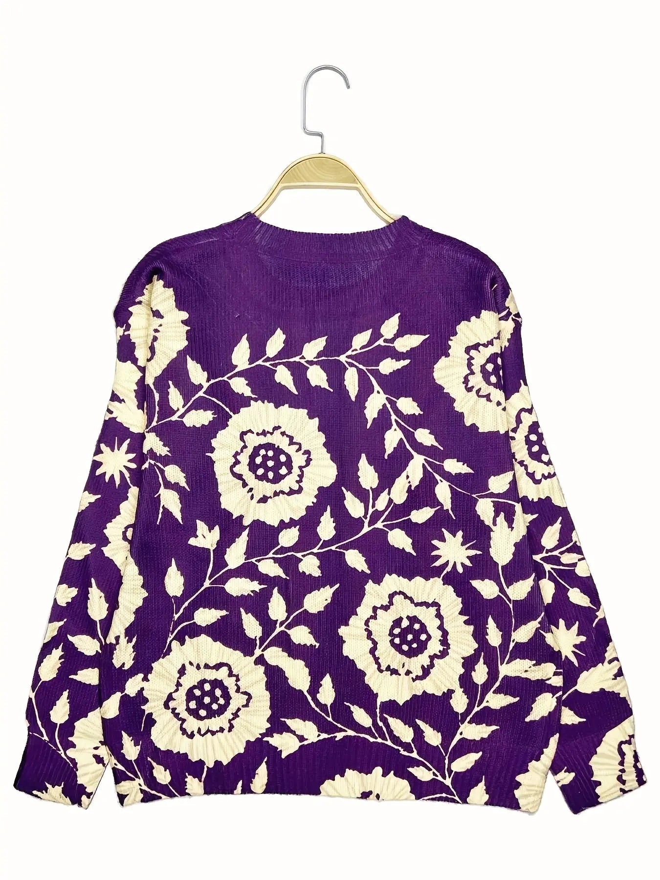 Amélie – Elegante trui met bloemenmotief