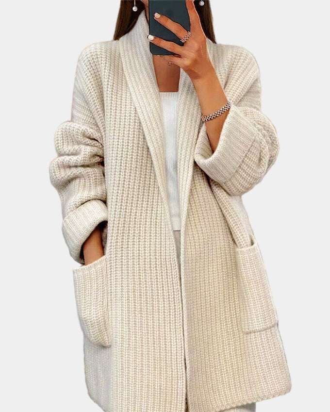 LORE™ – Cardigan Maille Luxe Intemporel