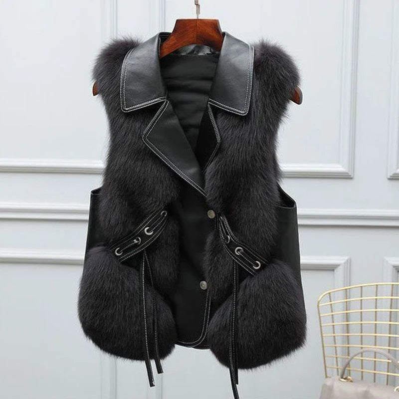 Rosella | Veste Empress de luxe en fausse fourrure
