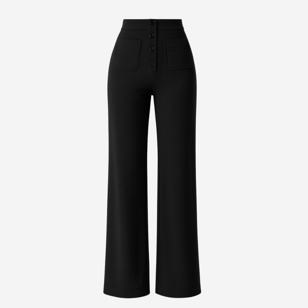 Elsa | Pantalon élastique à taille haute