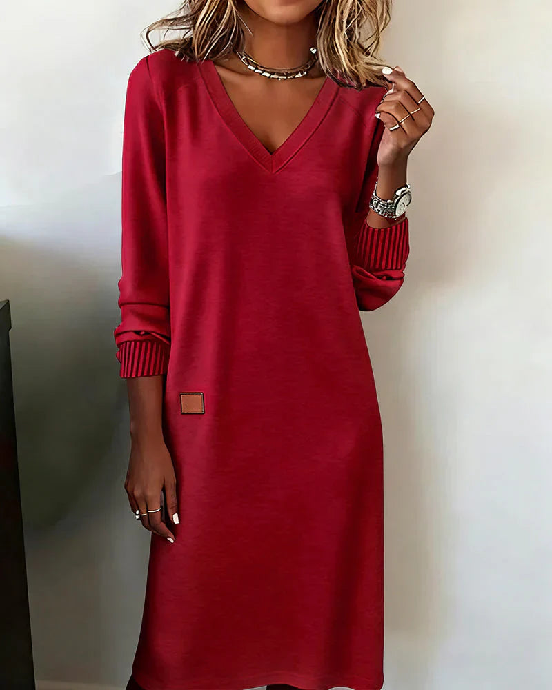 Emma™ – Robe Maille Confort Élégance