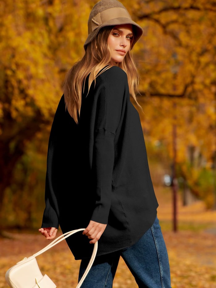 Élise™ – Pull Oversize Élégance Décontractée