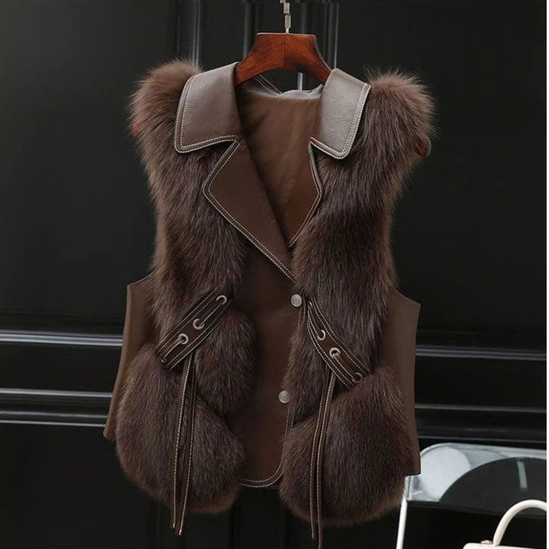 Rosella | Veste Empress de luxe en fausse fourrure