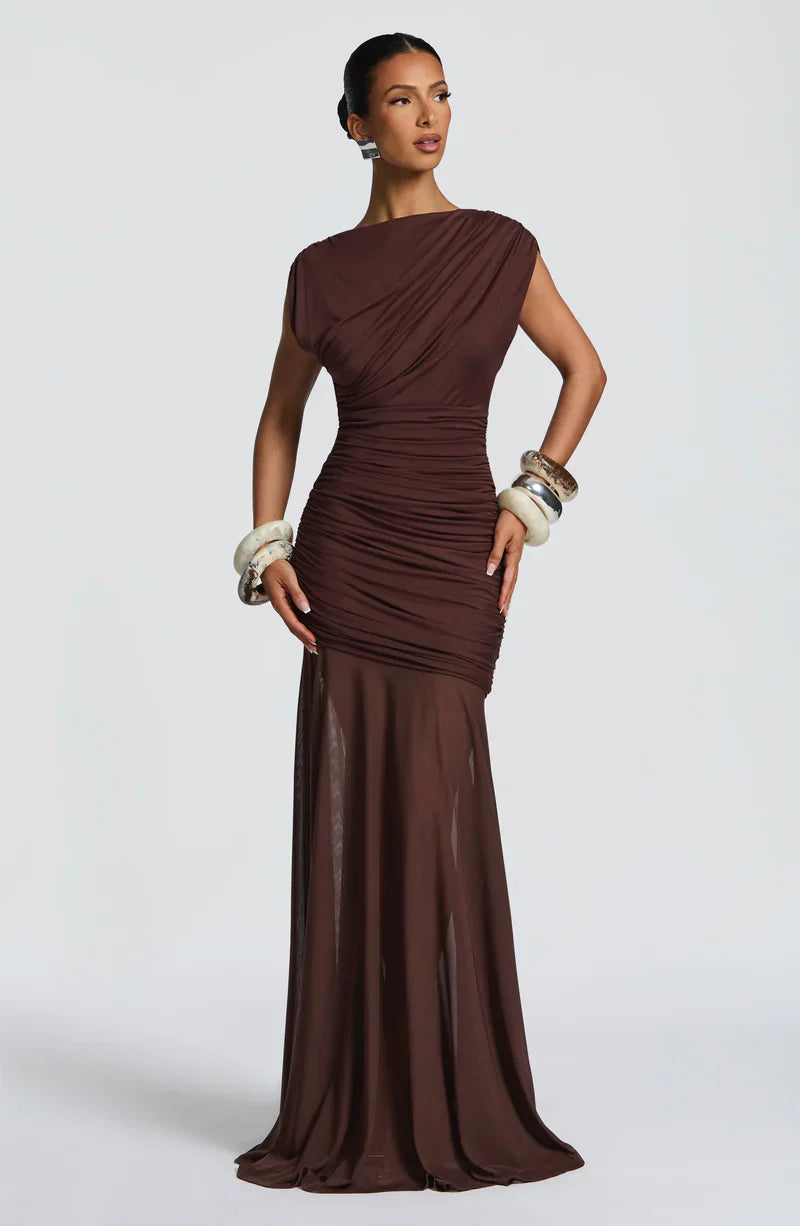Selene – Maxi-jurk van soepele modal jersey