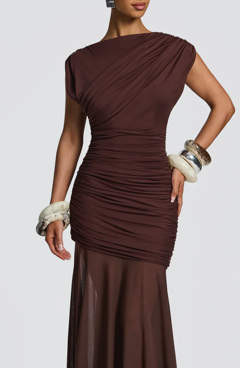 Selene – Maxi-jurk van soepele modal jersey