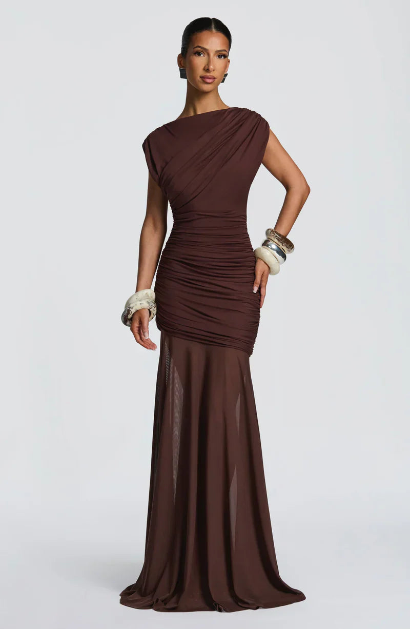Selene – Maxi-jurk van soepele modal jersey