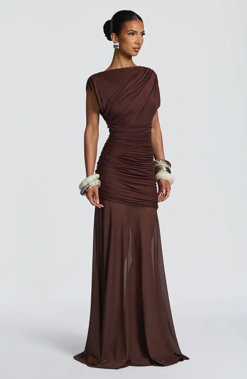 Selene – Maxi-jurk van soepele modal jersey