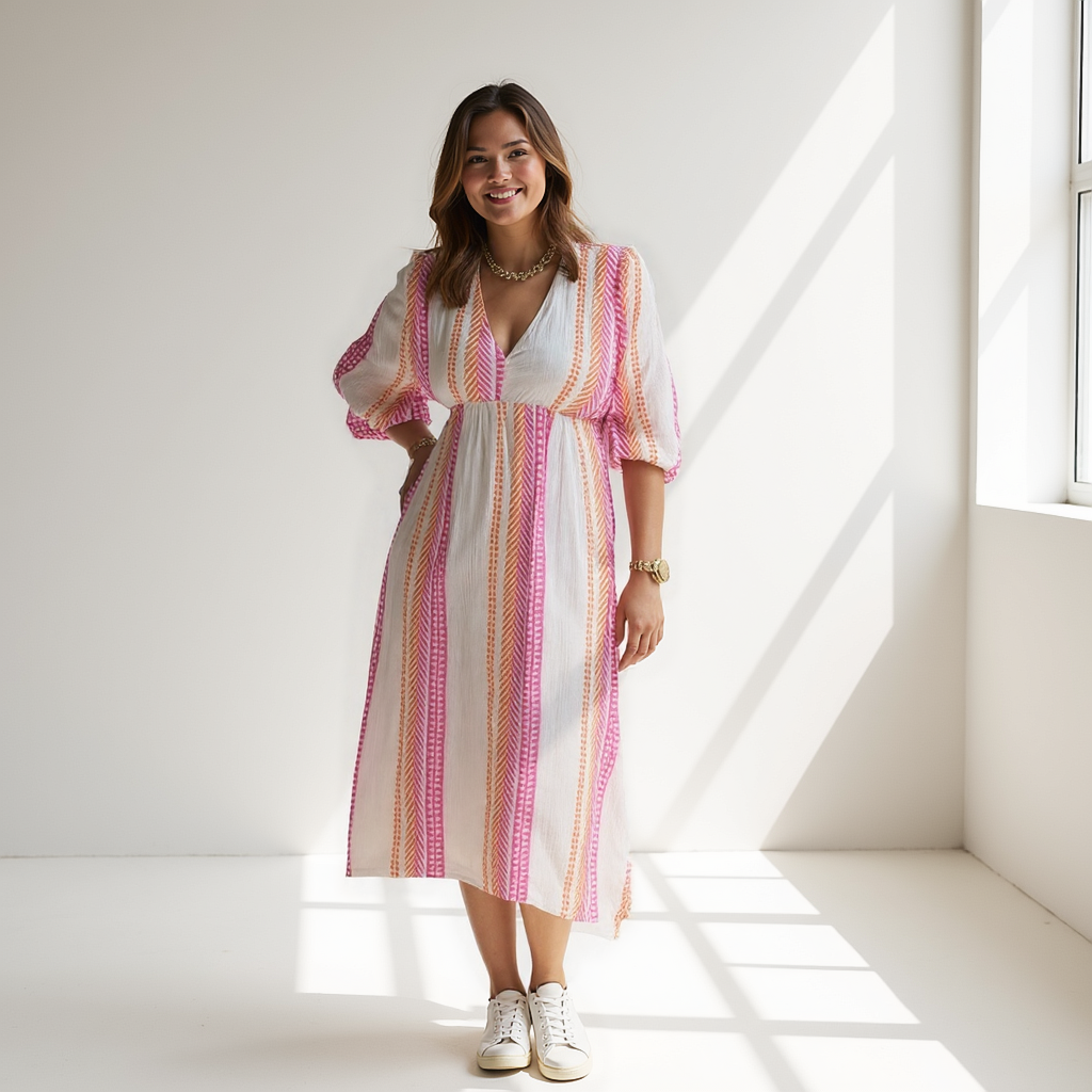 Valeria Robe en coton mélangé