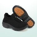 Ambulo chaussures orthopédiques en maille - entièrement noires